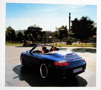 Porsche 911 Carrera 4 Cabriolet Poster, 2001