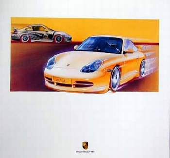 Porsche 911 Gt3, Poster 2001