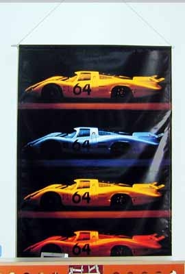 Porsche 908 Langheck 1968 - Poster In Poster 2002