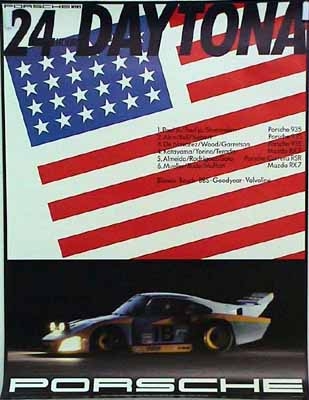 Porsche 24 Stunden Von Daytona 1982 - Porsche Original Rennplaka