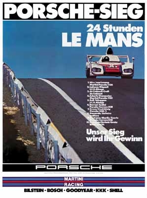 Porsche 24 Stunden Von Le Mans 1985 - Porsche Original Rennplaka