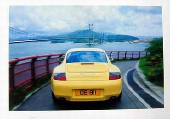 Porsche Carrera 4 Coupé Poster, 2000