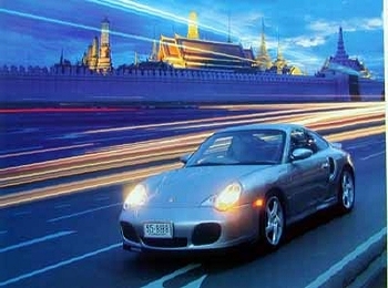 Porsche 911 Turbo Poster, 2002