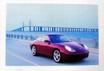 Porsche 911 Carrera Coupé Poster, 2000