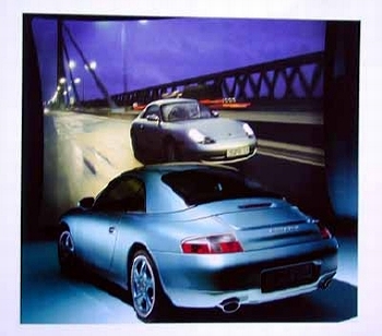 Porsche Carrera 4 Cabriolet Poster, 1999