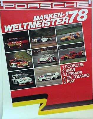 Porsche Original Markenweltmeister 1978 935