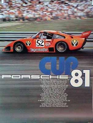 Porsche Cup 1981 - Porsche Original Rennplakat