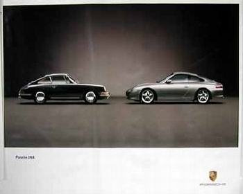 Porsche Original Werbeplakat - Porsche 911 Dna - Gut Erhalten