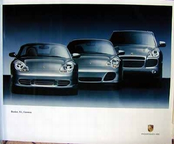 Porsche Original Werbeplakat - Boxster, 911, Cayenne - Gut Erhalten