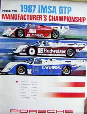 Porsche Original Race 1987 Imsa