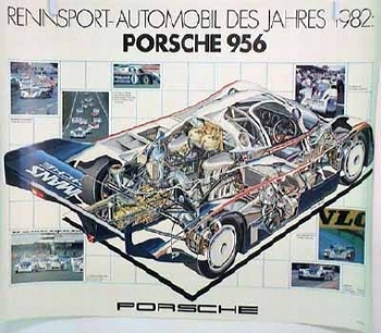 Porsche Original Rennsport-automobil Jahres 1982