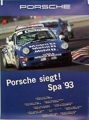 Porsche Original Siegt Spa 1993