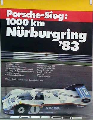 Porsche Sieg 1000 Km Nürburgring