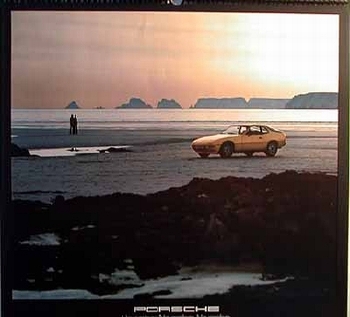 Porsche-originaldruck 1977, Porsche 924 Poster
