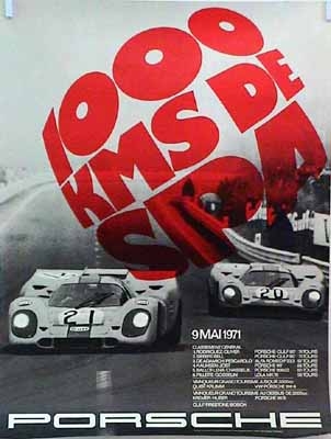 Porsche 928 Poster, 1979