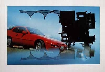 Porsche 924 Poster, 1981