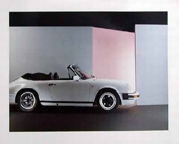 Porsche 911 Cabriolet Poster, 1983