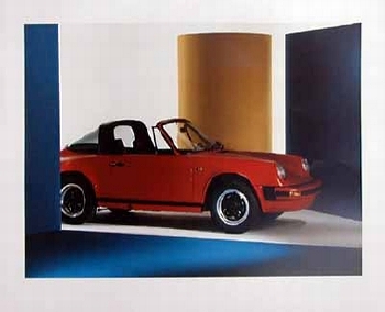 Porsche 911 Targa Poster, 1983