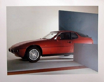 Porsche 924 Poster, 1983