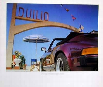 Porsche 911 Cabriolet Poster, 1984