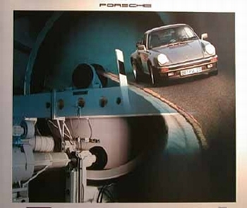 Porsche 911 Turbo Poster, 1987