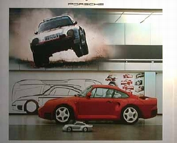 Porsche 959 Poster, 1987