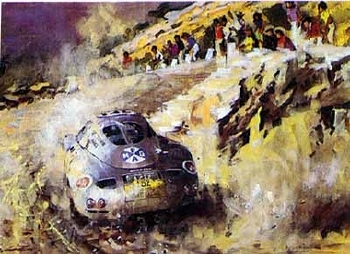 Porsche Original Print 1988 Porsche 550 Coupé - Poster