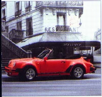 Porsche 911 Turbo Cabriolet, Poster 1989