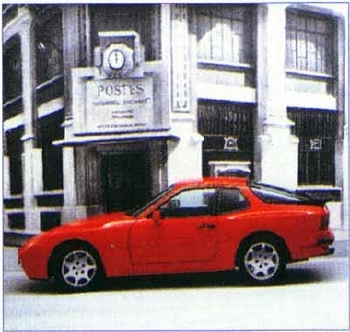 Porsche 944 Turbo Poster, 1989