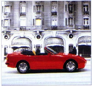 Porsche 944 S2 Cabriolet, Poster 1989