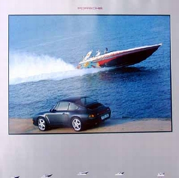 Porsche 911 Carrera Poster, 1994