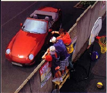 Porsche 968 Cabriolet Poster, 1995
