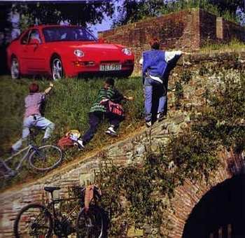 Porsche 968 Coupé Poster, 1995