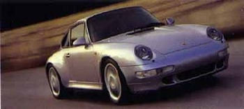 Porsche 911 Carrera 4s Poster, 1996