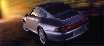 Porsche 911 Carrera 4s Poster, 1996