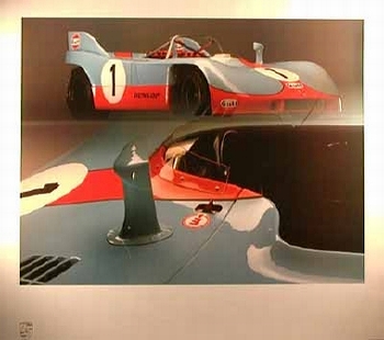 Porsche 908/03 Spyder 1970 Poster, 1985