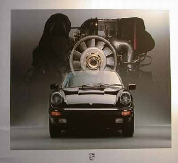 Porsche 911 Poster, 1986
