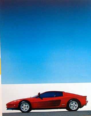Ferrari Testarossa Poster