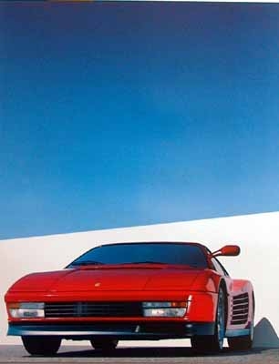 Ferrari Testarossa Poster