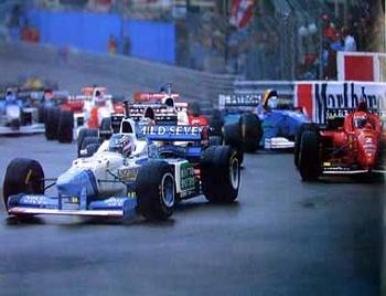 Start Monaco Gerhard Berger 1996