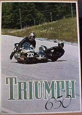 Us-import This <btriumph 650 Sidecar</b