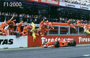 Us-import Ferrari F1-2000/schumacher Victory -australian
