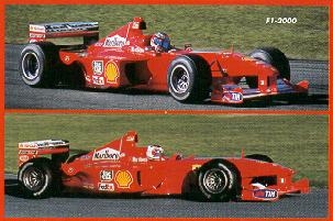 Us-import Ferrari F1-2000/schumacher/barrichello Rennen Formel