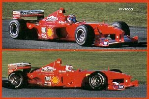 Us-import Ferrari F1-2000/schumacher/barrichello Race Formula