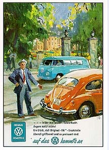 Vw Volkswagen Beetle And Bulli