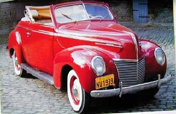 Mercury Usa Convertible Coupé 1939