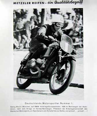 Metzeler Original 1949 Georg Meier