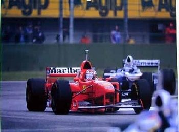 Michael Schumacher Jacques Villeneuve Imola