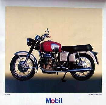 Motorrad Moto Guzzi V7 Poster