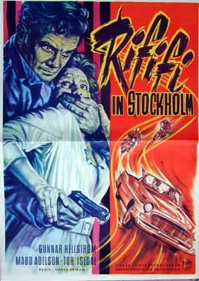 Original 50/60er Jahre Filmplakat Rififi